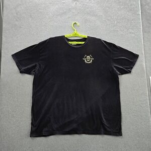 Liquid Death Men Shirt 4XL Black Graphic Skull Logo Short Sleeve READ